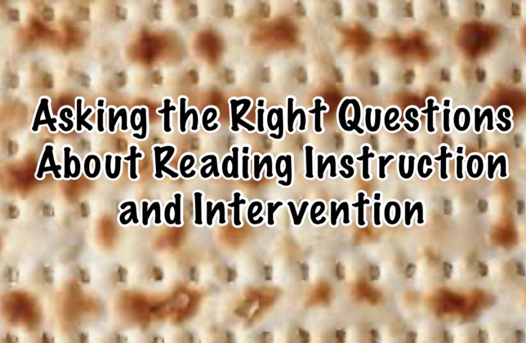It's not Passover yet, but we should be asking the following four questions: